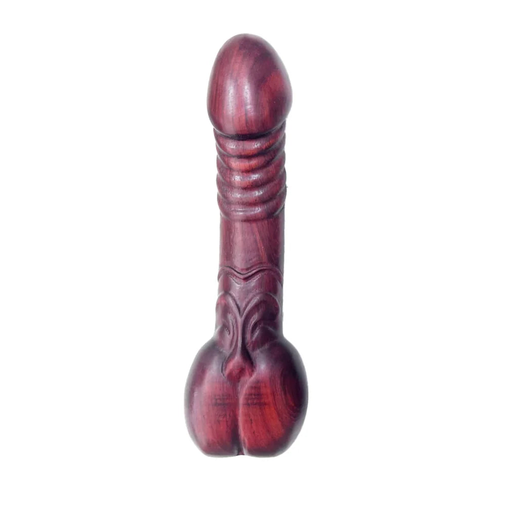 Dildo Gỗ Massage G-Spot Thơm Mịn Tự Nhiên