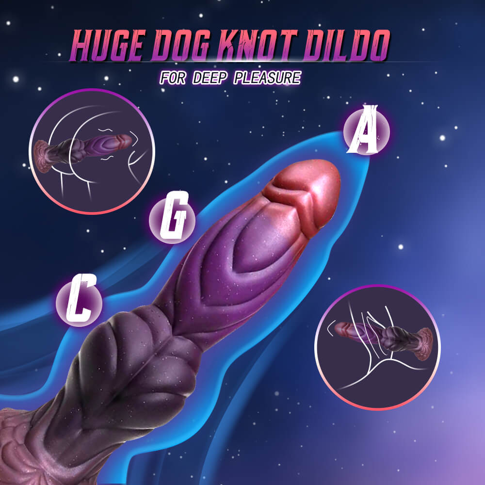 Alien Dog Dildo 9" Fantasy, Thú Vị Vũ Trụ!