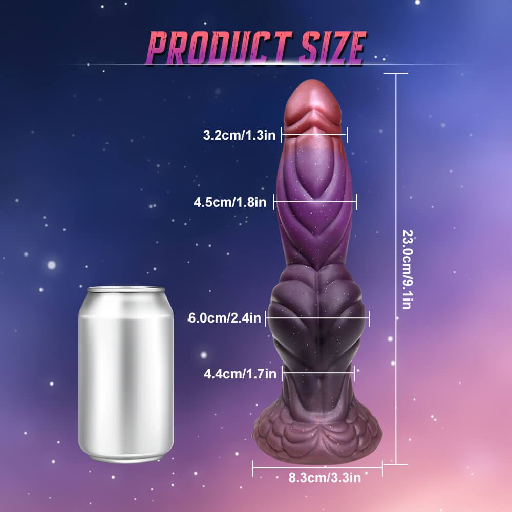 Alien Dog Dildo 9" Fantasy, Thú Vị Vũ Trụ!