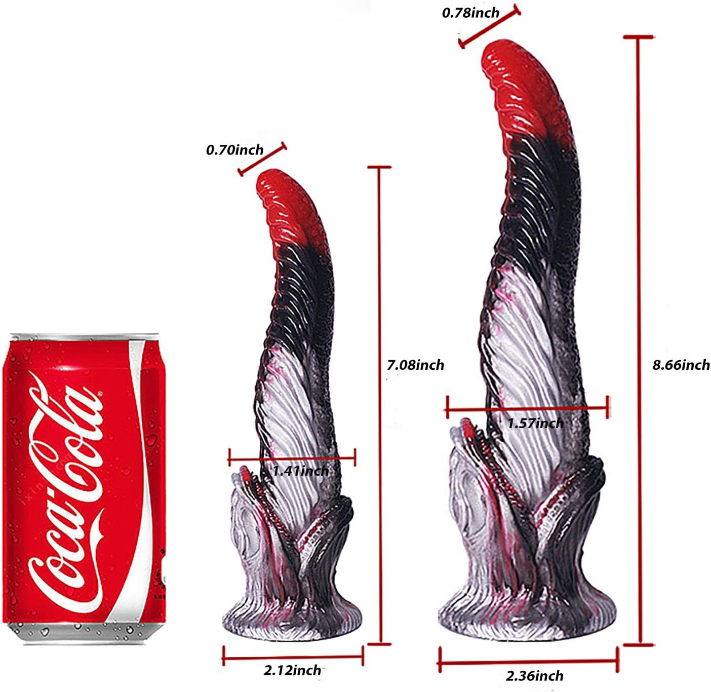 Dildo Venom Sawtooth 20cm Lưỡi Mềm Thực Tế Đỉnh Cao