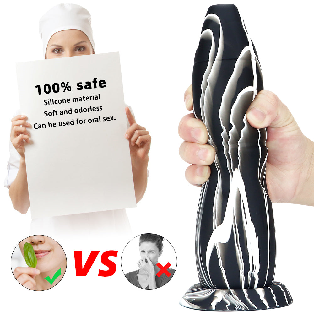 Dildo Chai Nước Nón 9 Inch Anal Lớn Độc Đáo