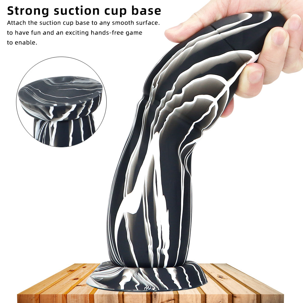 Dildo Chai Nước Nón 9 Inch Anal Lớn Độc Đáo