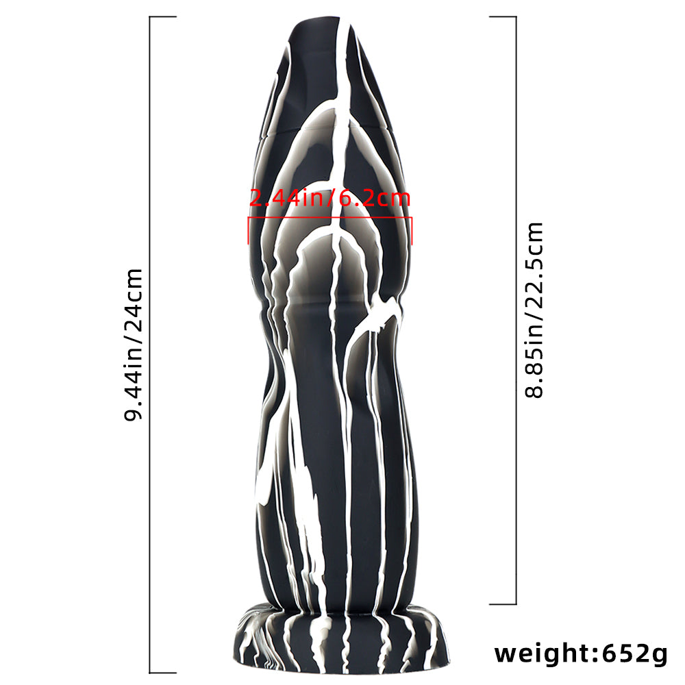 Dildo Chai Nước Nón 9 Inch Anal Lớn Độc Đáo