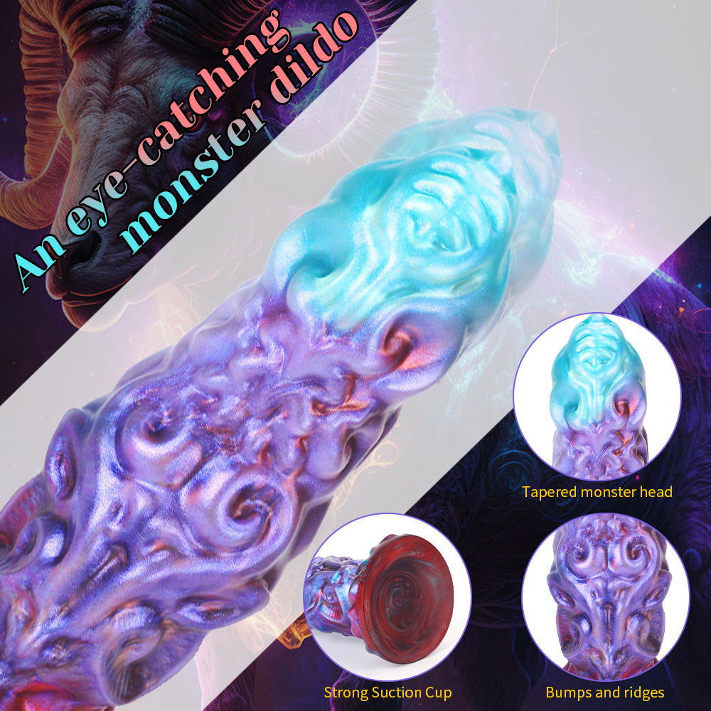 Dildo Monsters Fantasy Textured 25.5cm Khổng Lồ Siêu