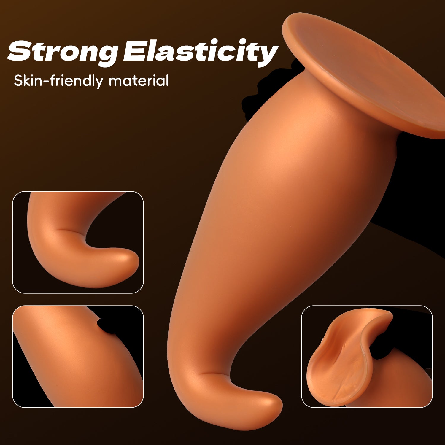 Gold Huge Butt Plug P-spot – Kích Thích Sâu Thẳm Đỉnh Cao!