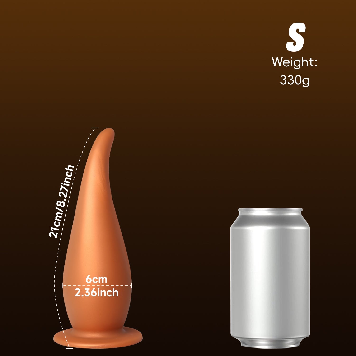 Gold Huge Butt Plug P-spot – Kích Thích Sâu Thẳm Đỉnh Cao!