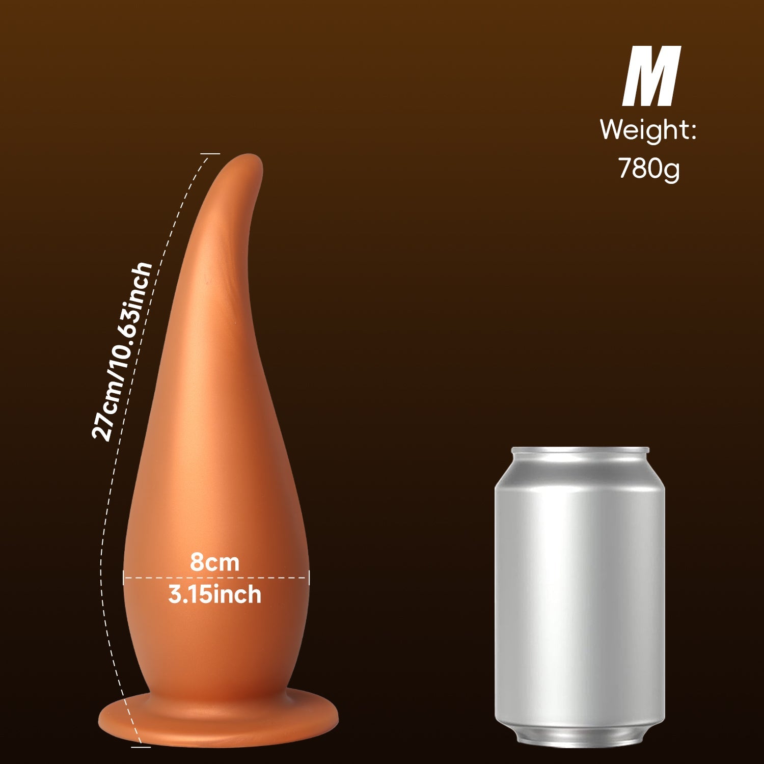 Gold Huge Butt Plug P-spot – Kích Thích Sâu Thẳm Đỉnh Cao!