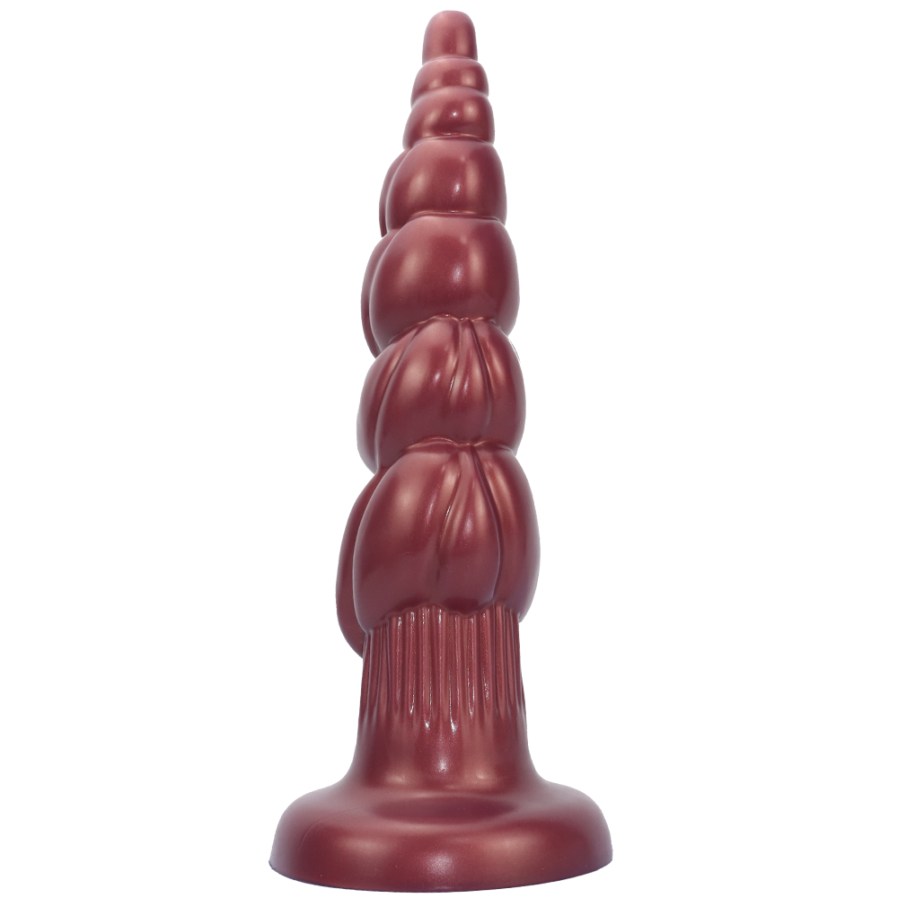 Plug Hậu Môn Khủng 14″ Gân Xoắn Silicone Sướng Điên Cuồng