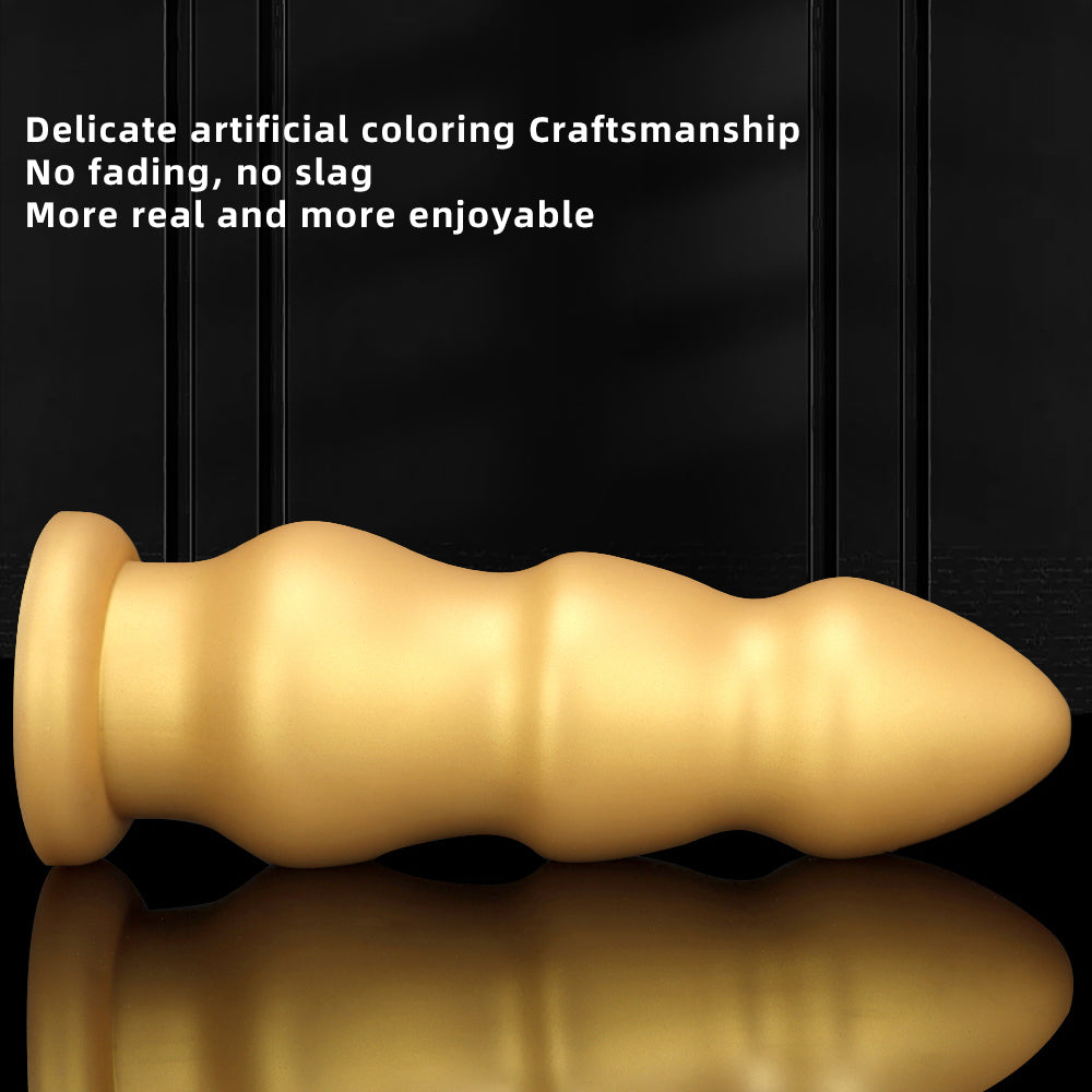 Dildo Vàng Silicone 7.6cm Dày Đầy Đặn Khoái Lạc