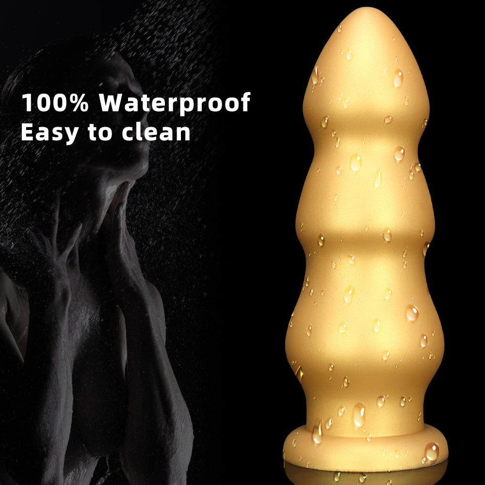 Dildo Vàng Silicone 7.6cm Dày Đầy Đặn Khoái Lạc