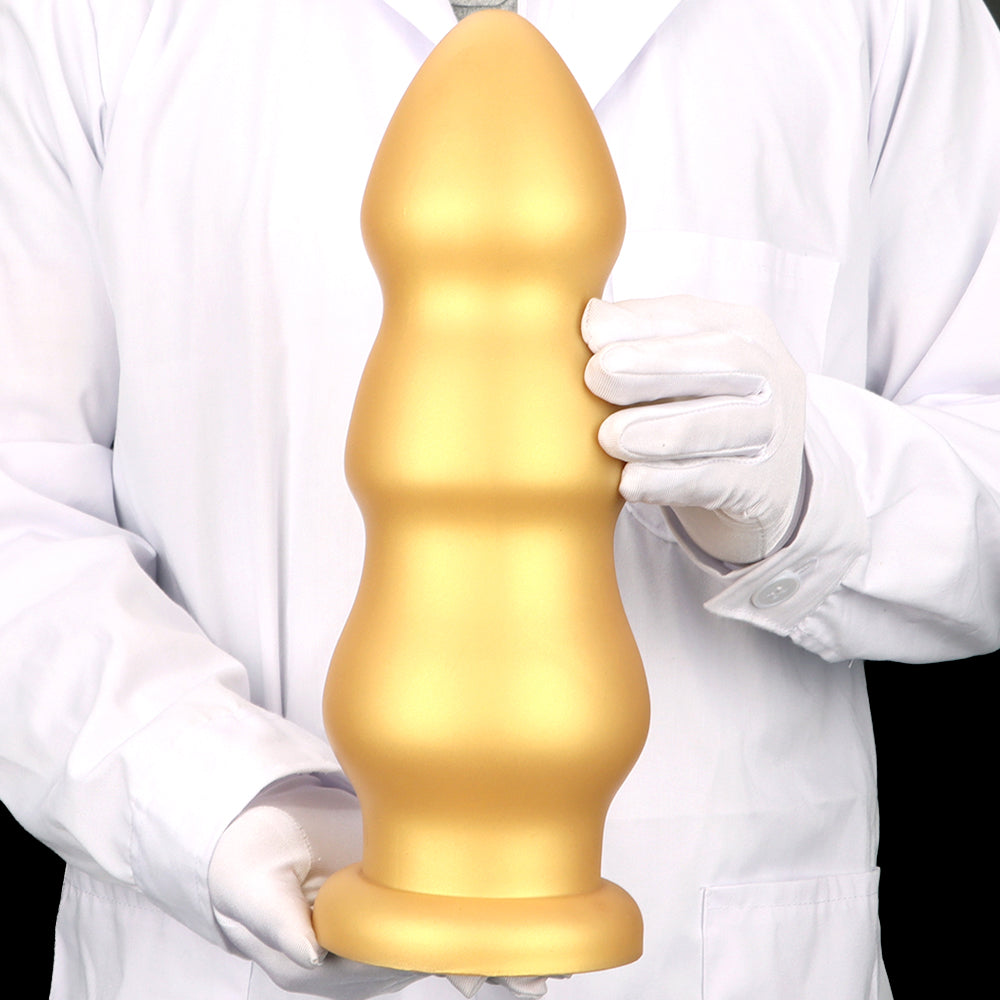 Dildo Vàng Silicone 7.6cm Dày Đầy Đặn Khoái Lạc