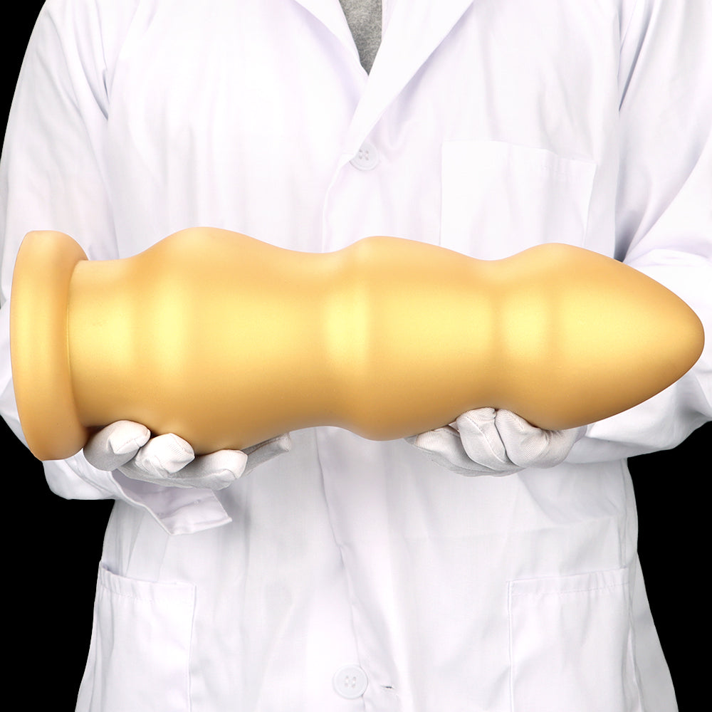 Dildo Vàng Silicone 7.6cm Dày Đầy Đặn Khoái Lạc