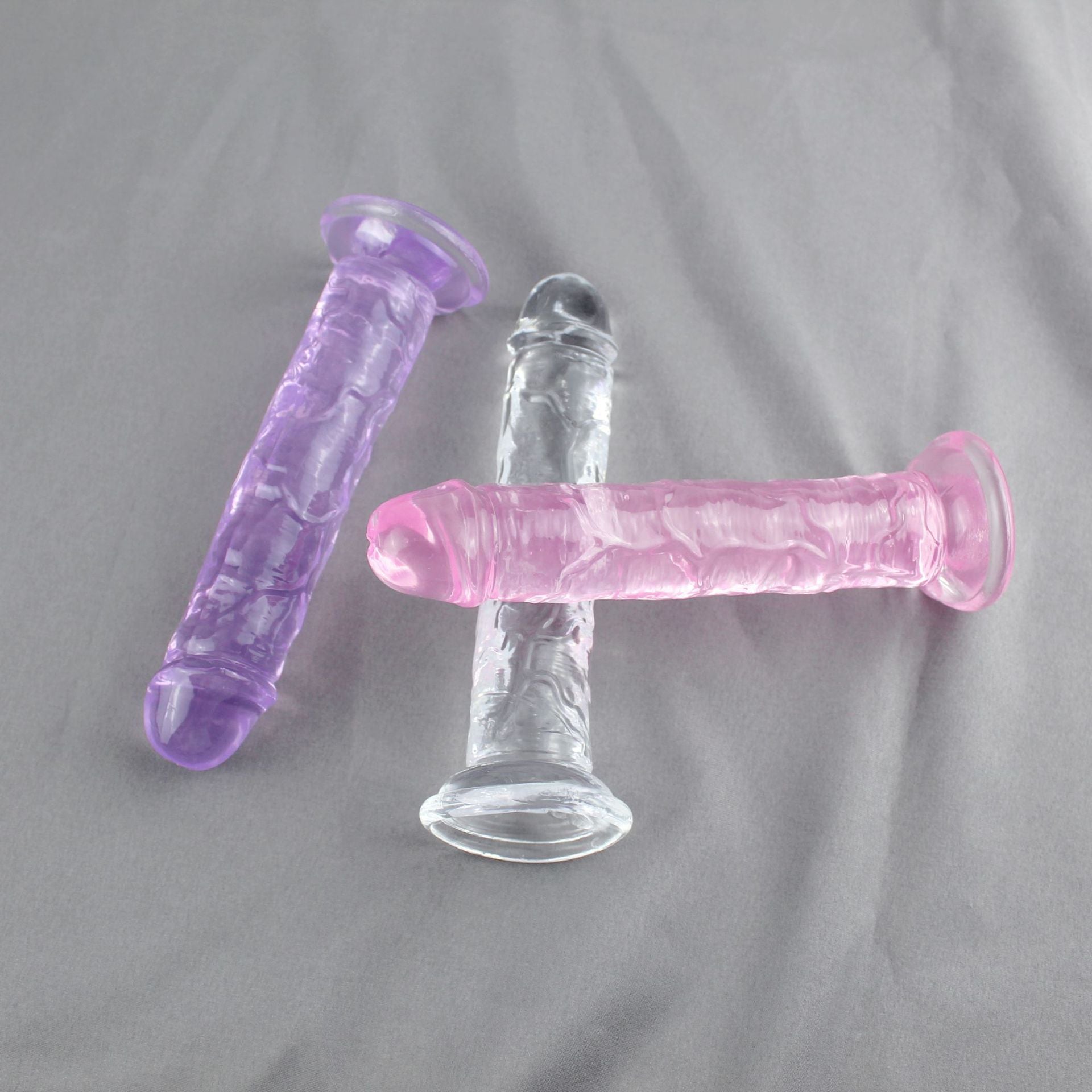 Anal Dildo Crystal Clear 6 Inch Trong Suốt Mịn Màng