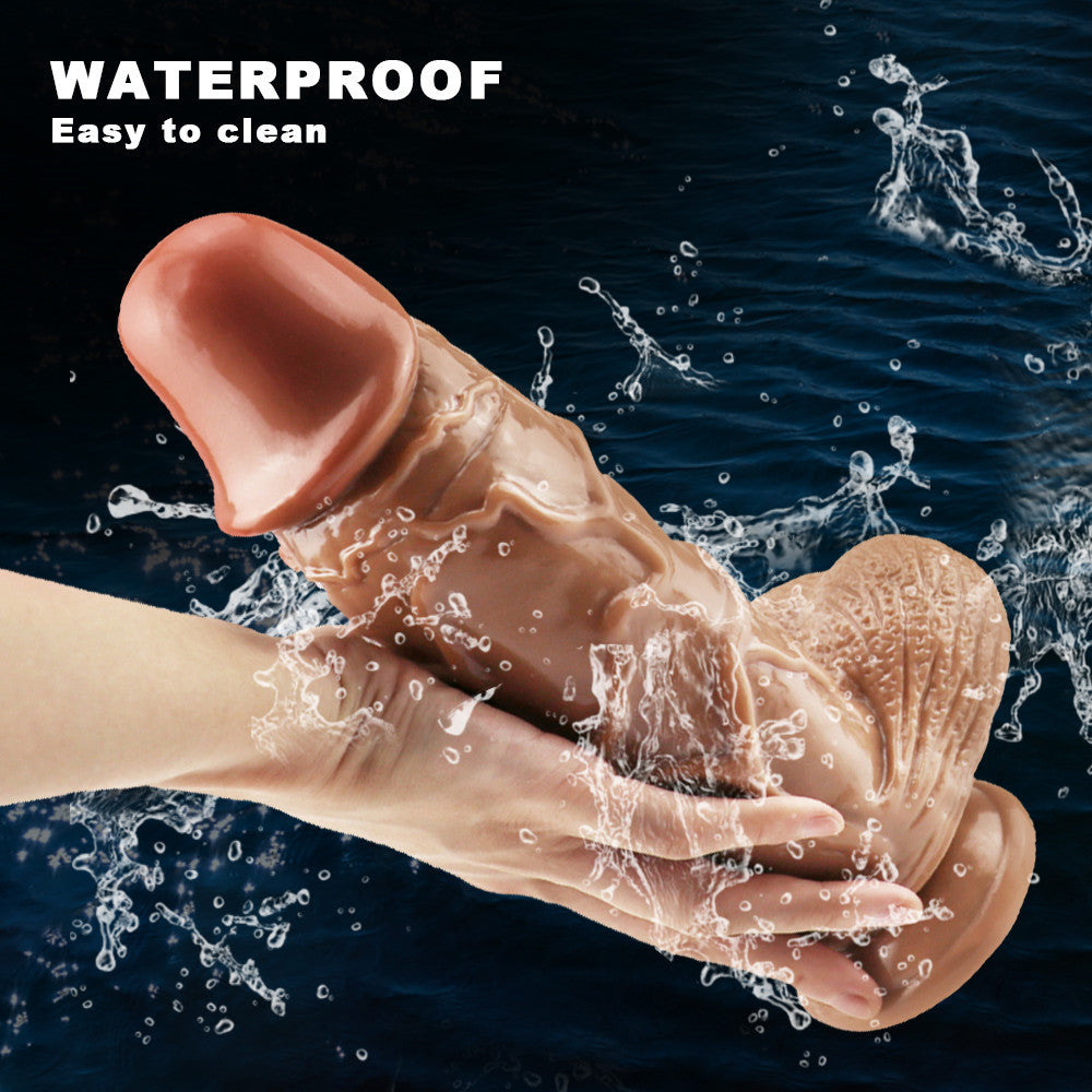 Dildo 3 Inch Siêu Dày Rộng Chống Nước Thỏa Mãn Sâu