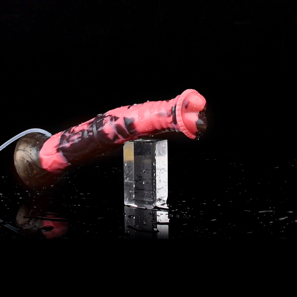 Dildo Ngựa Khổng Lồ 30cm Phun Nước Silicone Bùng Nổ
