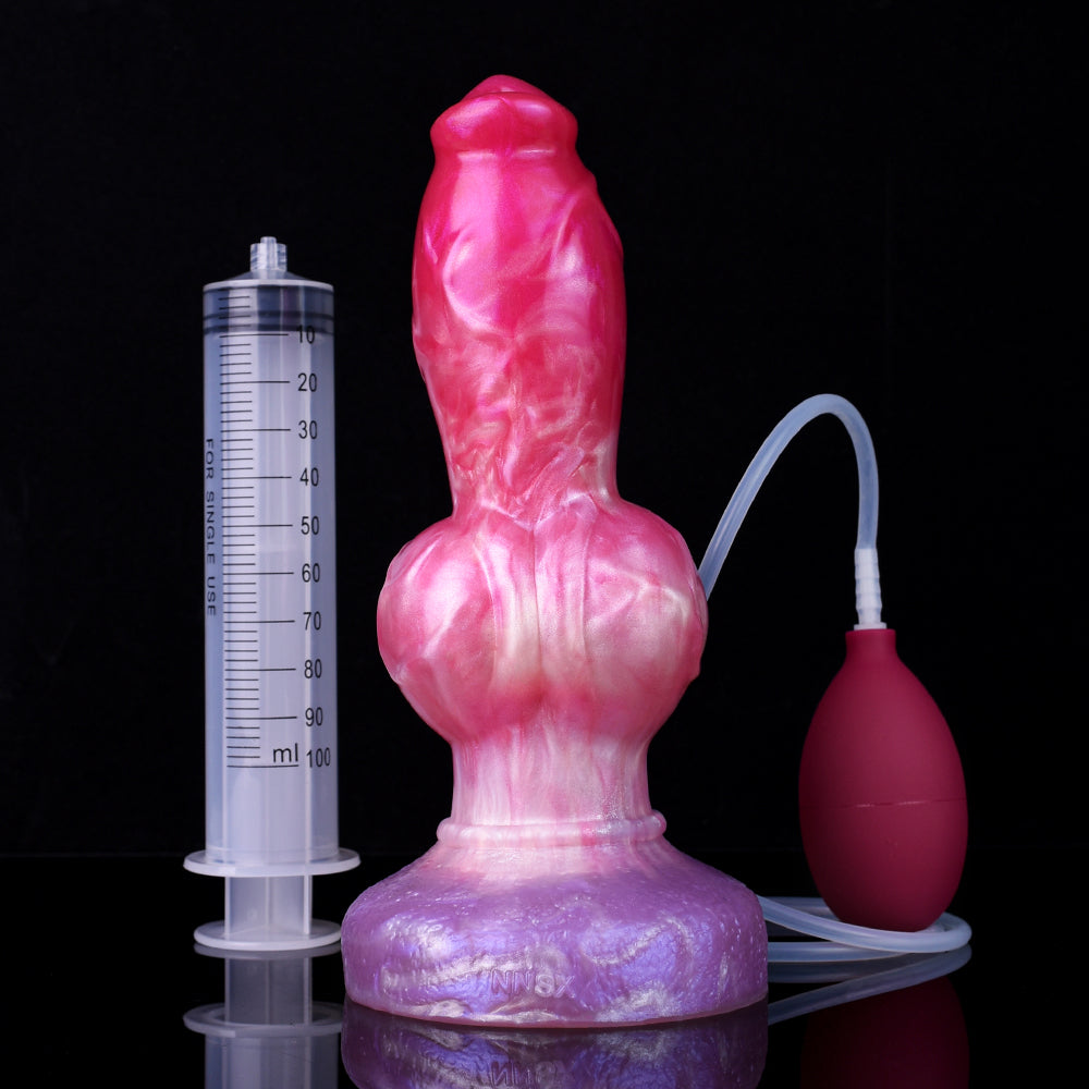 8 Inch Dog Dildo Knot Phun Thủy Fantasy Siêu Mở Rộng Thỏa Mãn