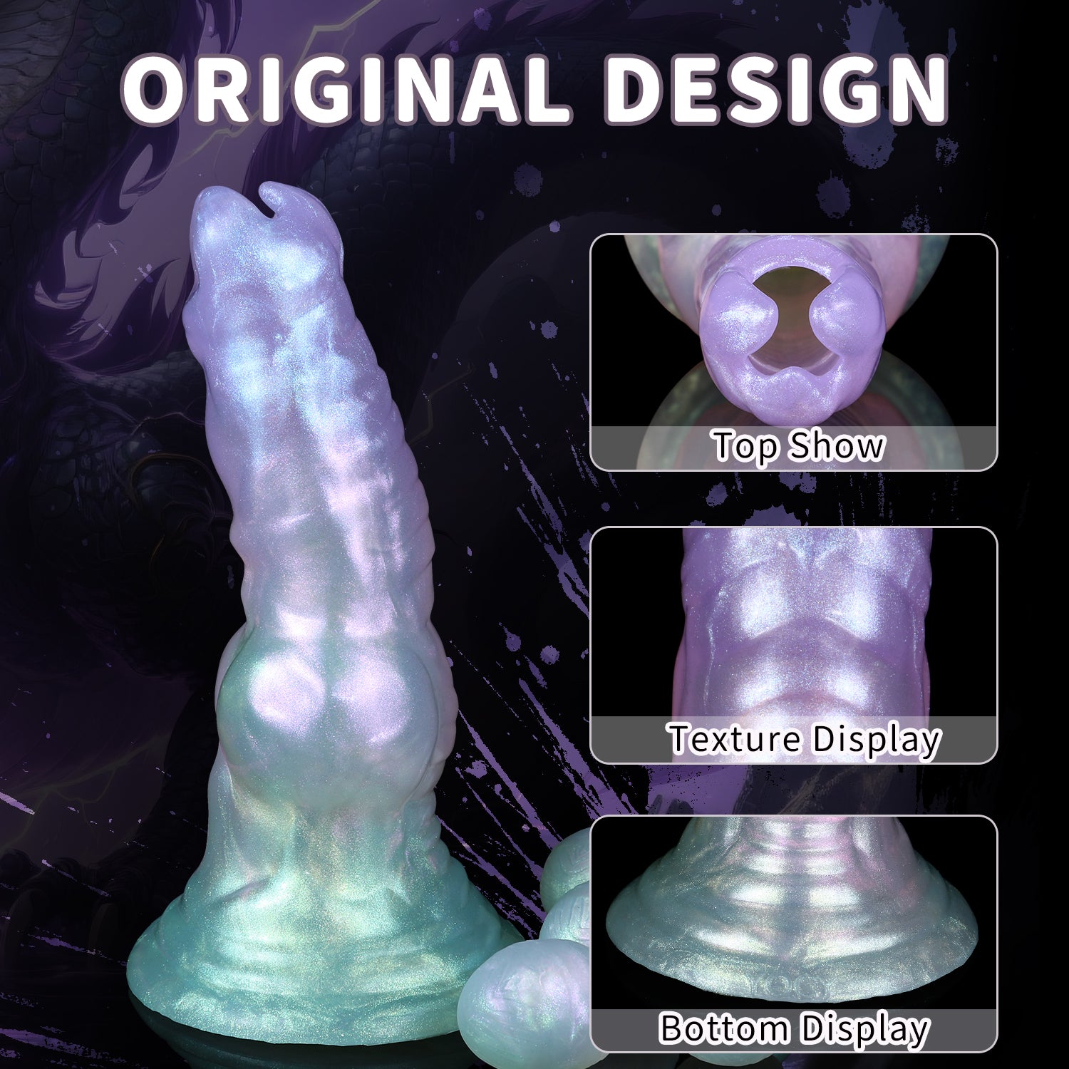 Dildo Ovipositor 20cm Hút Fantasy Lạ Thực Tế