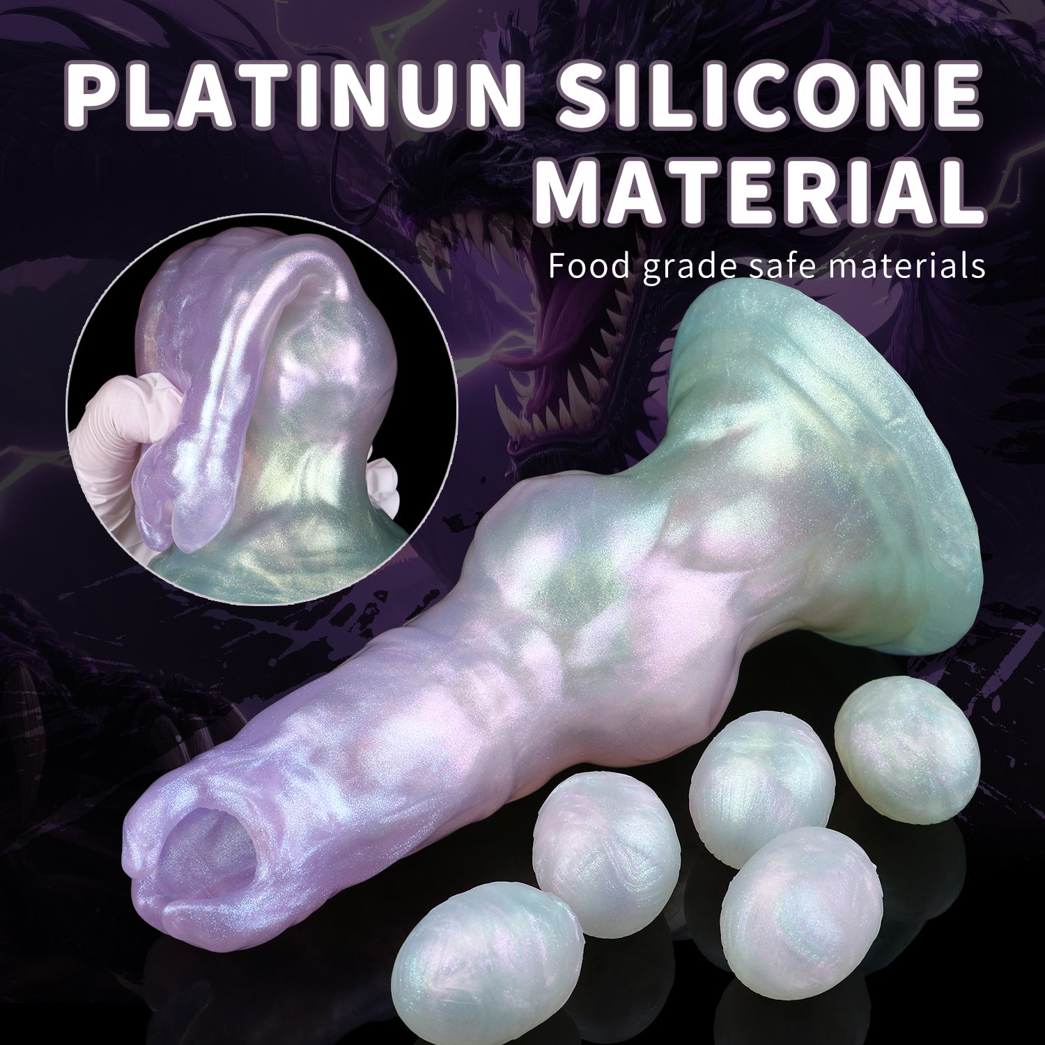 Dildo Ovipositor 20cm Hút Fantasy Lạ Thực Tế