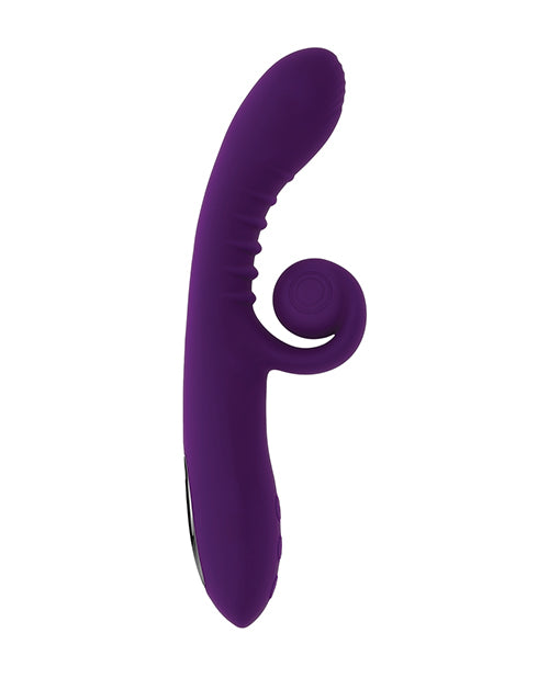 Playboy Curlicue Rabbit Vibe Xoắn G-Spot Cuộn Sóng Đỉnh Cao 
