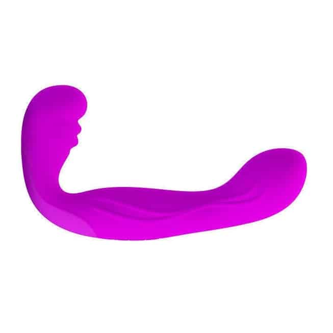 Strapon Rung Pretty Love Beau Hồng Không Dây 20cm 