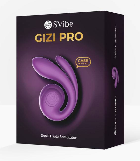 SVibe Gizi Pro Tím Sóng Ba Đầu Ốc Sên Rung Đỉnh Cao Thăng Hoa