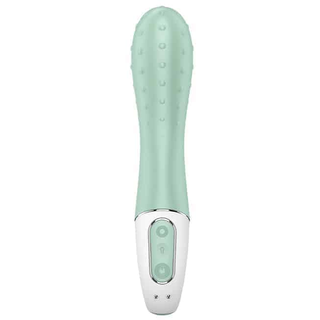 Satisfyer Air Pump G-Spot 20cm Xanh Nở Rung