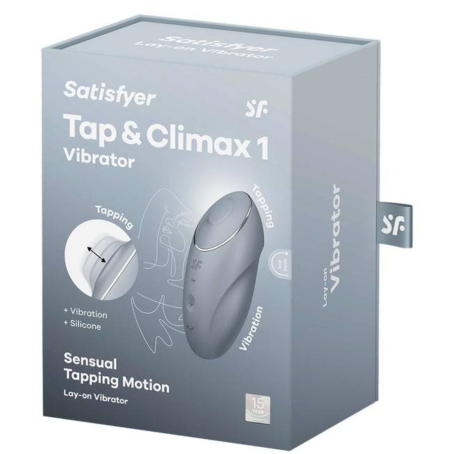 Satisfyer Tap Climax 1 Xám Gõ Rung Siêu Đỉnh