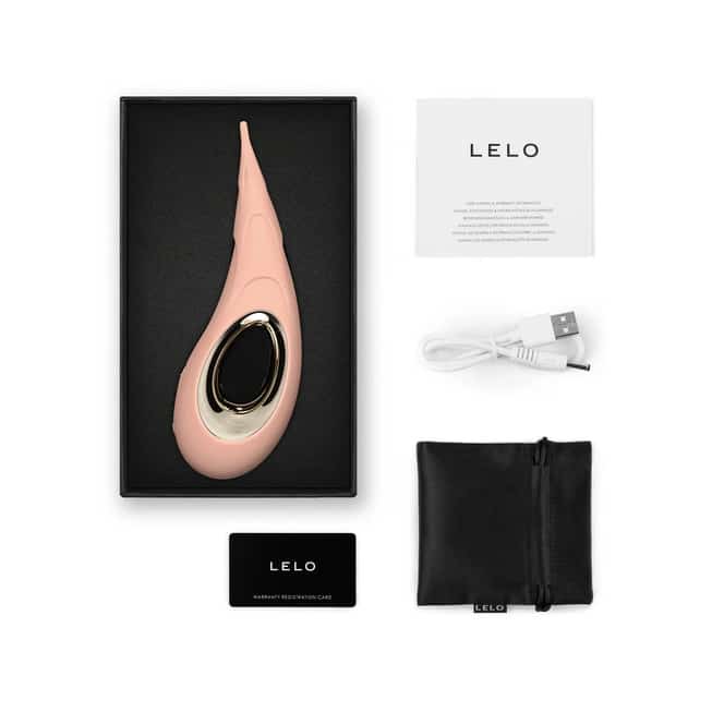 Lelo Dot Cruise chính xác đào móng 16.5cm hồng linh hoạt