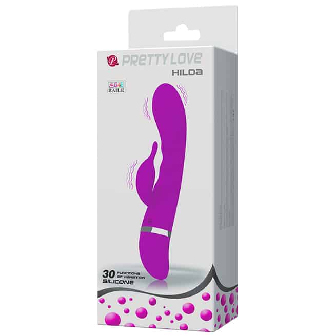 Pretty Love Hilda Rabbit Fuchsia G-Spot Rung Đôi Đỉnh Cao