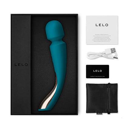 Lelo Smart Wand 2 Xanh Dài 21cm Rung Mạnh