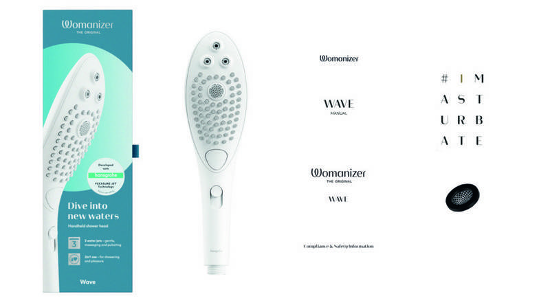 Nasадка Womanizer Wave 2in1 kích thích cực khoái tắm trắng