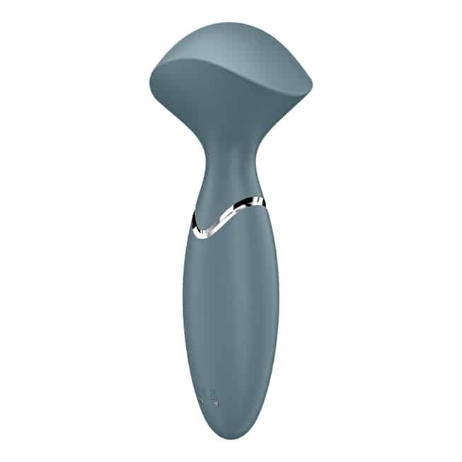 Satisfyer Mini Wand-er Xám Silicon Nhỏ Gọn Mạnh Khoái Lạc
