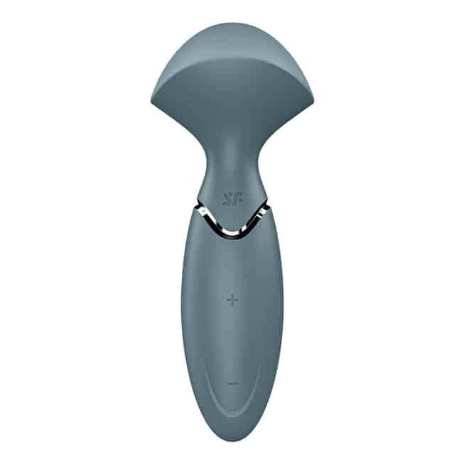Satisfyer Mini Wand-er Xám Silicon Nhỏ Gọn Mạnh Khoái Lạc
