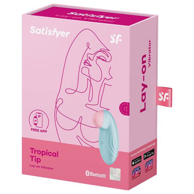 Tropical Tip Satisfyer Mini Xanh App Rung 8.5cm Hấp Dẫn