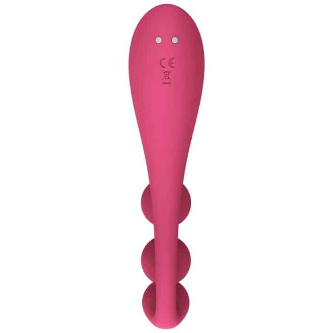 Satisfyer Tri Ball 1 Rung Đa Điểm Đỏ Silicone
