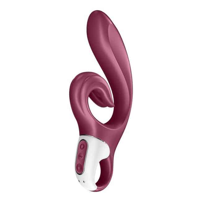 Satisfyer Love Me rabbit rung đỏ sang trọng kép