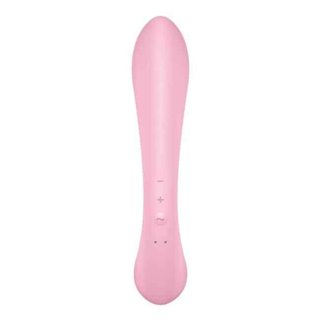 Satisfyer Triple Oh Thỏ 2in1 Hồng Rung Đỉnh