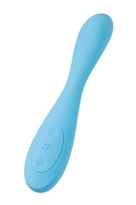 Satisfyer G-Spot Flex 4+ Xanh Dương Uốn Cong App