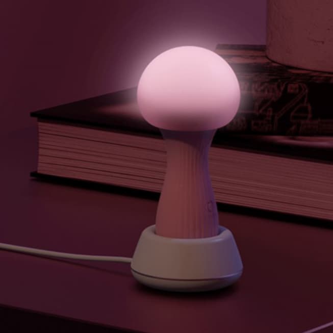Otouch Mushroom Mini Rung Hồng Kích Thích Mềm