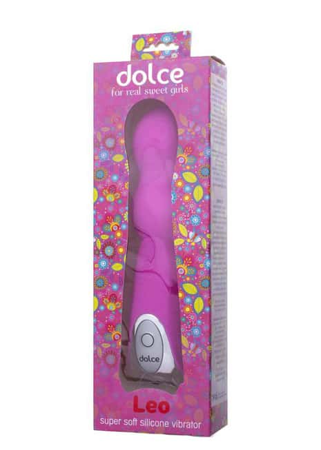 Toyfa Dolce Leo Hồng Silicone Rung 16.5cm Đam Mê