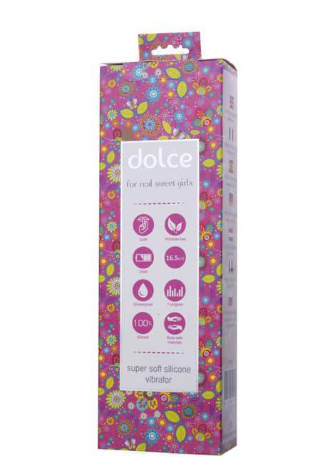 Toyfa Dolce Leo Hồng Silicone Rung 16.5cm Đam Mê