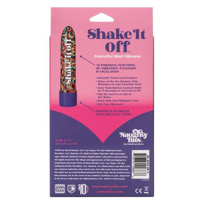 CalExotics Naughty Bits Shake Rung Lắc Đa Sắc Vui