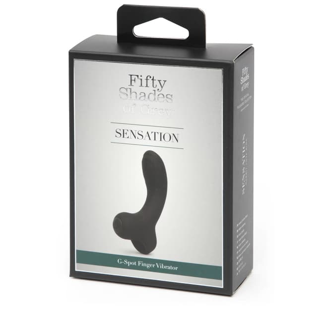 Fifty Shades Finger Vibe G-Spot Đen Rung Mạnh