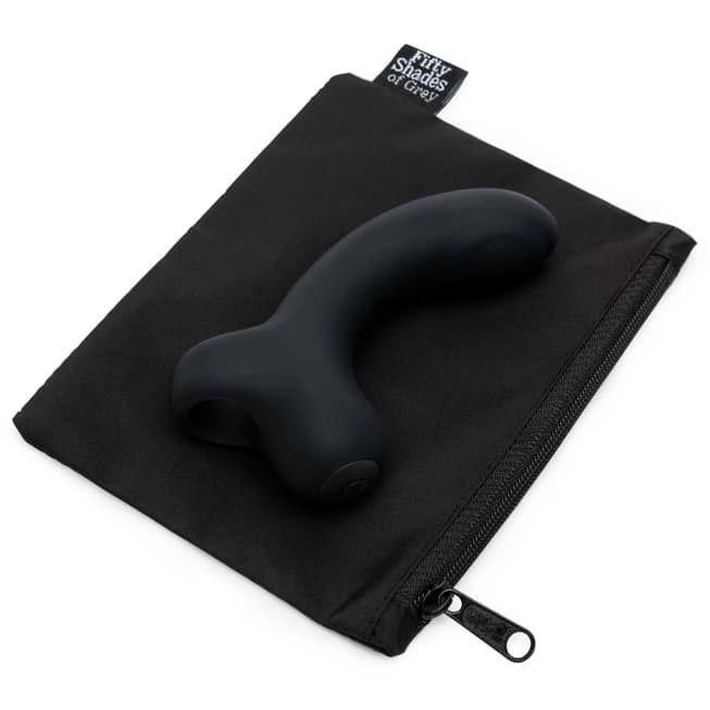 Fifty Shades Finger Vibe G-Spot Đen Rung Mạnh