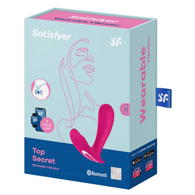 Satisfyer Top Secret Vibe Đeo Âm Đạo Hồng Bí Mật