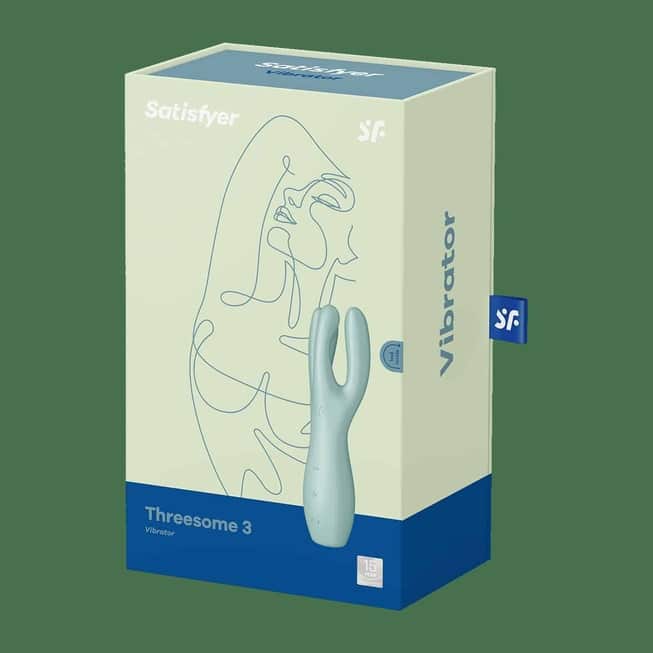 Satisfyer Threesome 3 Xanh Lục Kích Thích Đa Điểm