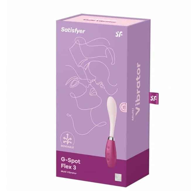 Satisfyer G-Spot Flex 3 Hồng Cong Siêu Linh Hoạt
