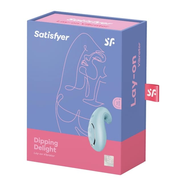 Satisfyer Dipping Delight Mini Rung Xanh Ngoài Da Kích Thích Hoàn Hảo