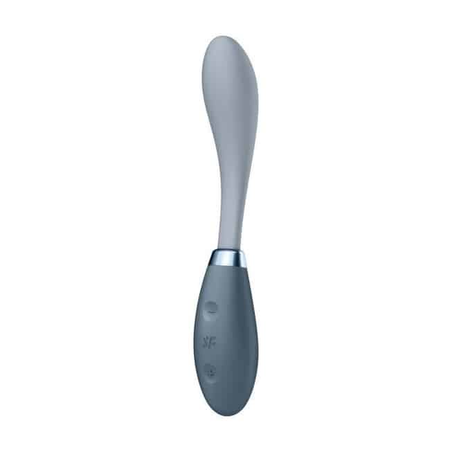 Vibrator Satisfyer G-Spot Flex xám uốn cong
