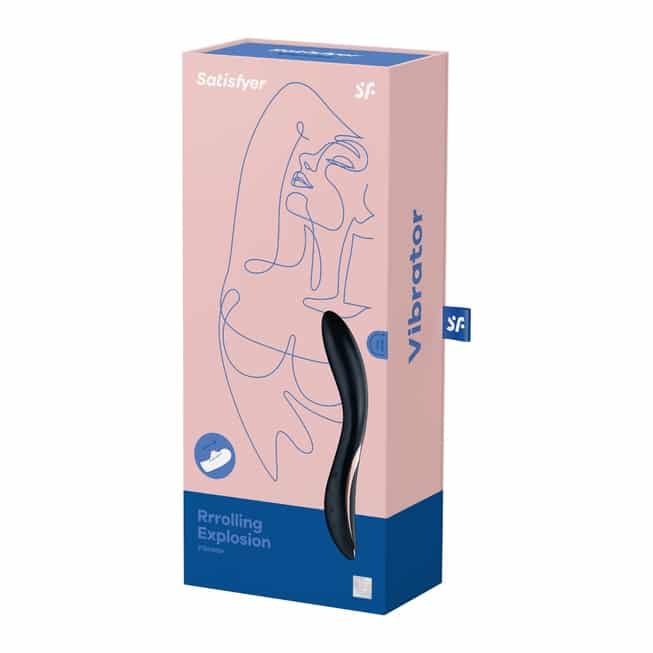 Satisfyer Rolling Explosion Rung Bi G-Spot Đen Đỉnh Cao